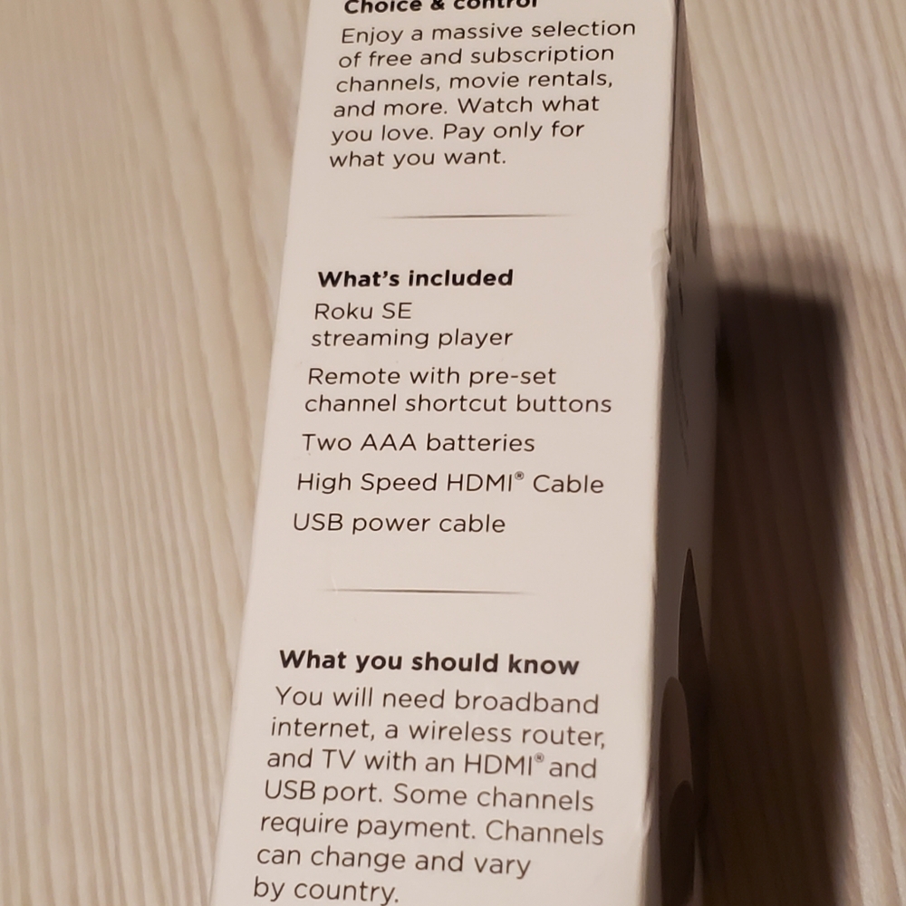 NWOT Roku SE - Picture 4 of 4